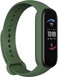 Amazfit Band 5 in Green Activity Fitness Tracker with Alexa Built-in, 15-Day Battery Life, Blood Oxygen, Heart Rate, Sleep & Stress Monitoring, 5 ATM Water Resistant, Fitness Watch for Men Women Kids Small