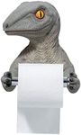 FUYU 3D Dinosaur Holding Roll of Toilet Tissue Wall Mounted Toilet Paper Holder Rack