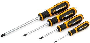 GEARWRENCH 4 Pc. Pozidriv Dual Material Screwdriver Set - 80061H