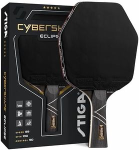 STIGA Cybershape Eclipse Ping Pong Paddle – Professional Performance Table Tennis Racket - Hexagon Shape Tournament-Quality Paddle for Spin, Speed, and Control