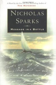 Message in a Bottle -- LARGE PRINT by Nicholas Sparks (1998 Hardback)