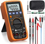 Neoteck Multimeter 4000 Counts Auto Manual Ranging Digital Multimeter AC/DC Voltage Current Resistance Capacitance Frequency Temperature Multi Testers Voltmeter Ammeter Ohmmeter with Backlit LCD