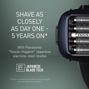 Panasonic 5-Blade Electric Shaver for Men – Wet & Dry Use