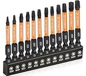 12-Pack Square Drive Bits- Premium 