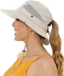 Sun Hat with Ponytail Hole for Wome