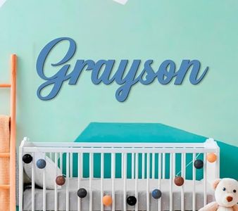 Wooden Name Sign, Baby name sign for wall Name signs Personalized name sign Name wall decor Name for nursery wall Nursery name sign for boys (Name Sign)