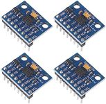 4PCS GY-291 ADXL345 3-Axis Digital Acceleration of Gravity Tilt Sensor Module IIC/SPI Transmission Compatible with Raspberry Pi(Welded)