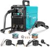bestarc 145Amp MIG Welder, 110V 220V Flux Core MIG/Lift TIG/Stick 4 in 1 Welder Machine, Large LED Display Welding Machine, IGBT Inverter bestarc Welder MIG145 Soild Gasless Synergy MIG Welder