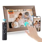 FLYZUNI 10.1 Inch Digital Picture Frame with 32GB Storage, WiFi Digital Photo Frame, 1280 * 800 IPS Touch Screen, Auto-Rotate Slideshow, Easy to Share Photo/Video via Free App