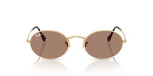 RAY-BAN Unisex UV Protected Violet Lens Oval Sunglasses - 0RB3547001/1A51