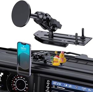 DIAMOOKY Metal Phone Mount for Jeep Wrangler JL JLU &Gladiator JT 2024-2026