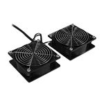 CyberPower CRA12002 Rack Fan Kit Cases, Black