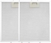 kzfuli W10169961A Range Hood Filter Replacement Accessory. Compatible with Whirlpool, Kitchen Aid, Jenn Air, Aluminum Range Hood Vent Filter and Mesh Range Hood Grease Filter(2 Pcs)