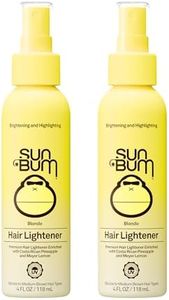 Sun Bum Blonde Hair Lightener - Vegan, Paraben, Gluten and Cruelty-Free Color Enhancing Brightener for Blondes, 2 Pack