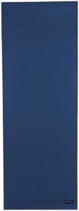 Power Systems Premium Yoga Sticky Mat - Secure, Adhesive, Textured Surface - Lightweight & Durable (Navy, 1/4")