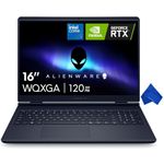 Dell Alienware 16 Aurora LAC16250 16" WQXGA Gaming Laptop - Intel Core 7 240H, 32GB RAM, 1TB SSD, Windows 11, GeForce RTX 5060 8GB GDDR7, Newest Model (with Microfiber Cloth) - Interstellar Indigo