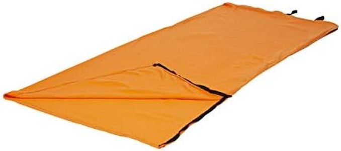 Stansport Fleece Sleeping Bag - Orange (510-63)