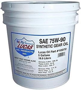 Lucas Oil 10072 SAE 75W-90 Synthetic Transmission and Differential Lube - 5 Gallon Pail