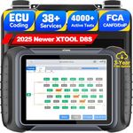 XTOOL D8S OBD2 Scanner, 2025 Topology Bidirectional Tool with 3-Year Updates, ECU Coding, 38+ Resets, FCA AutoAuth, Pre/Post Scan, CAN FD/DoIP, OE Full-System Diagnostics Scanner for Cars