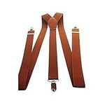 Trimming Shop Men's Suspender Braces - Adjustable Elasticated Suspenders with Strong Metal Clips - Fashion Accessory for Parties, Weddings, Casual, Formal Events