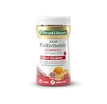 Nature's Bounty Adult Multivitamin Gummies - Pack of 60 Gummies, Two-a-day - With Vitamin B6, B12, D3, C and Biotin - For everyday wellbeing - Immune Support and Bone Health - Suitable for Vegans