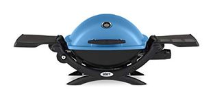 Weber Q 1200 Portable BBQ Grill, Propane Gas, Blue (51080001)