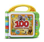 LeapFrog 100 Animals Book, Baby Book with Sounds and Colours for Sensory Play, Educational Toy for Kids, Preschool Bilingual Learning Games for Boys and Girls Aged 18 Months, 1, 2, 3 Years