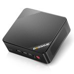 BOSGAME Mini PC P1 AMD Ryzen 7 5700U 8C/16T(up to4.3Ghz) 32GB DDR4 512GB NVMe SSD Windows 11 Pro Mini Computers, 4K Triple Display Mini Gaming PC, Dual HDMI, USB-C, 2.5G LAN