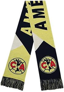 Icon Sports Federacion Mexicana de Futbol Asociacion Club America Mens Facet Team Scarf, Yellow, OSFM (CA16SC)