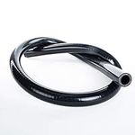 AC PERFORMANCE ID 3/8" x 3.3 FT Length Silicone Heater Hose Radiator Coolant 3-Ply Black Roll Pack