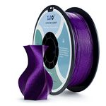 ZIRO PLA Glitter Filament 1.75mm,3D Printer Filament PLA-Diamond Series 1.75 1KG(2.2lbs), Dimensional Accuracy +/- 0.05mm,Diamond Purple