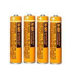 HHR-55AAABU NI-MH AAA Rechargeable Batteries 1.2V 550mAh AAA Rechargeable Battery for Panasonic Cordless Phones (4)