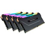 Corsair CMW128GX4M4E3200C16 Vengeance RGB PRO - DDR4-128 GB: 4 x 32 GB - DIMM 288-PIN - ungepuffert Black