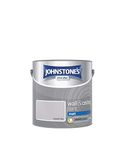 Johnstone's - Wall & Ceiling Paint - Moonlit Sky - Matt Finish - Emulsion Paint - Fantastic Coverage - Easy to Apply - Dry in 1-2 Hours - 12m2 Coverage per Litre - 2.5L