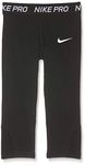 Nike Kids Pro Capris - Black/Black/Black/White, Large