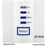 SPARES2GO Energy Saving 15 Minute to 2 Hour Electronic Boost Timer for Immersion/Room Heater