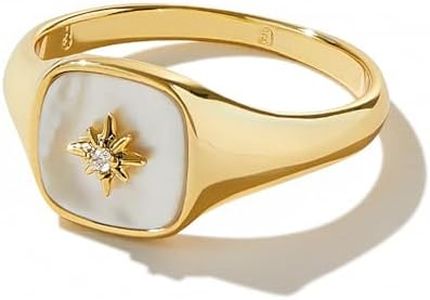 Ana Luisa Gold Rings for Women - 14K Gold Plated Rings for Women Non Tarnish - Trendy Stacking Ring for Daily Wear - Twisted, Heart, Eternity Ring Styles - Hypoallergenic & Water-Resistant Jewelry