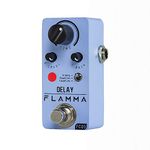 FLAMMA FC03 Guitar Delay Pedal Mini Digital Guitar Pedal with 3 Delay Effects Modes Analog Real Echo Tape Echo True Bypass