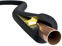 Armaflex Self Seal Pipe Insulation Lagging Black Nitrile Foam Class O 2m-28mm-19mm-Wall