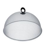 KitchenCraft Mesh Food Cover Dome for Indoor and Outdoor, Metal, 35 cm (13.8")