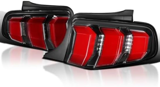 Spec-D Tuning Sequential LED Signal Tail Lights Compatible with 2010-2012 Ford Mustang Left + Right Pair Assembly