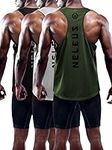 NELEUS Men's 3 Pack Dry Fit Workout