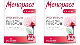 Menopace Original - 90-Day Perimenopause Vitamin Tablets. UK's No. 1 Menopause Supplement for Women. by Vitabiotics (Pack of 2)