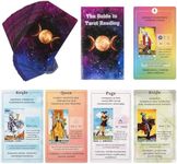 Fofeadm Tarot Cards for Beginners with Guide Book, Classic Tarot Cards with Meanings on Them, Tarot Decks for Tarot Learners