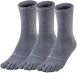 OrrinSports Toe Socks Liner Crew So