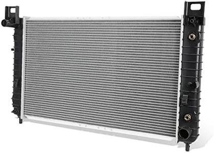 [28 Inches Core Width] DPI 2334 Factory Style 1-Row Cooling Radiator Compatible with Silverado Sierra Yukon Tahoe Suburban 4.3L 4.8L 5.3L AT 99-07, Aluminum Core