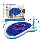 Discovery 1306006401 Glow Palette Musical LED Art Pad Tablet for Drawing with Light and Sound for Children from 3 Years
