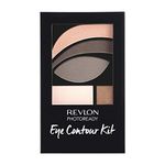 Revlon PhotoReady Eye Contour Kit, Eyeshadow Palette with 5 Wet/Dry Shades & Double-Ended Brush Applicator, Metropolitan (501), 0.1 oz/ 2.8g