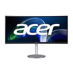 Acer CB382CUR bmiiphuzx 37.5" 2300R Curved Zero-Frame QHD+ (3840 x 1600) UltraWide IPS Monitor | AMD FreeSync | Up to 75Hz | 1ms VRB | DCI-P3 95% | 1 x USB 3.1 (Type-C), 2 x HDMI 2.0 Ports & 1 x DP