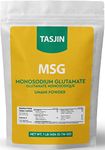 MSG by Tasjin (1 lb 454 g) Packaged in CANADA, Premium Monosodium Glutamate Powder, Umami Powder, Naturally Delicious Seasoning, Non GMO, Asian Cuisine Favourite